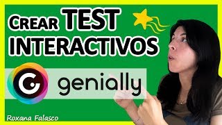 Crear TEST INTERACTIVO con Genially [upl. by Eusassilem]