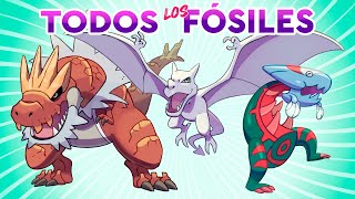 TODOS LOS POKÉMON FÓSILES EXPLICADOS [upl. by Adnerad94]