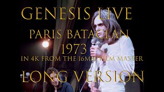 Genesis live Paris Bataclan 1973 long version 16mm master in 4k [upl. by Woolley]