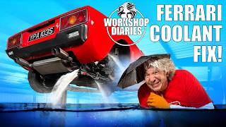 Edd China FIXES Seized FERRARI Water Pump amp Overhauls ANTIFREEZE [upl. by Anileme]