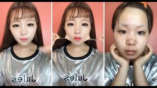 VIRAL Asian Makeup Transformations 2019 😱  EL PODER DEL MAQUILLAJE NIVEL ASIATICO 2019 [upl. by Assiluy]