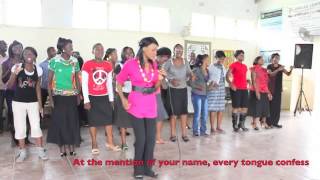 At the mention of your name Zambian choir [upl. by Neenej]