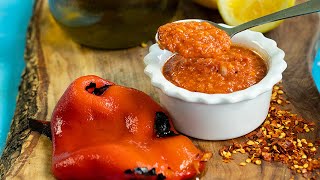 Easy Homeade Harissa Sauce ready in 5 mins [upl. by Gabbie472]