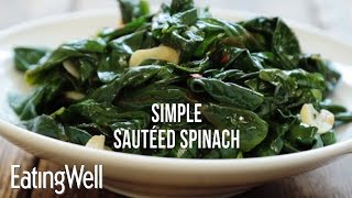 How to Make Simple Sautéed Spinach [upl. by Armyn]