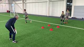 GOALKEEPER TRAINING YOUNG GOALKEEPERS [upl. by Raman]