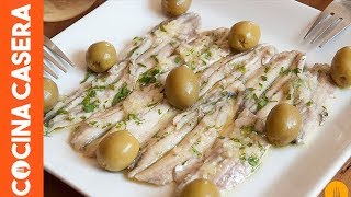 Cómo hacer Boquerones en Vinagre caseros [upl. by Bixler]