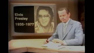 Elvis Presley News Report of his death  August 16 1977 [upl. by Sorips]