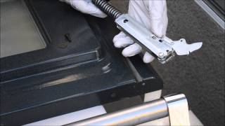 How to Replace Oven Door Hinges [upl. by Nnylarak744]