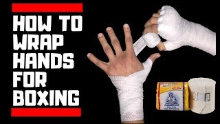 Beginner Boxing Traditional Mexican Hand Wraps And Taping [upl. by Asenev999]