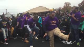 Omega Psi Phi Fraternity Inc Do or Die E Pi Sets OWT West Chester Univ 2015 Homecoming 2015 Part 2 [upl. by Dragde905]