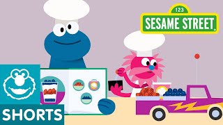 Sesame Street Fruit Parfait  Cookie Monsters Food Challenge 3 [upl. by Ayot]