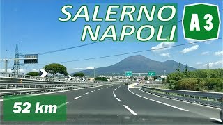 A3  SALERNO  NAPOLI  Percorso completo [upl. by Eimmac748]