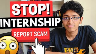 INTERNSHIP SCAMS IN INDIA Stay Aware From Them [upl. by Natividad]