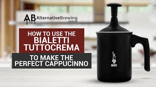 How to Use the Bialetti Tuttocrema Milk Frother [upl. by Kono589]