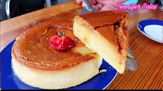 Flan de queso Philadelphia SIN HORNO [upl. by Kessia]