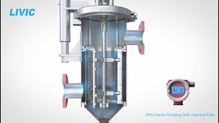 Selfcleaning Filter Working PrincipleBladeFlo® Selfcleaning Filter｜ LIVIC DFM Series Filter [upl. by Noiz]