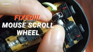 How To Repair Mouse Scroll Wheel Easy Way [upl. by Oned]