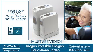 Inogen Portable Oxygen Educational Video [upl. by Kcirdnekal]