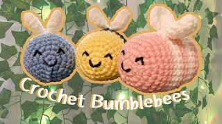 Crochet Cute Bumblebee Amigurumi Tutorial [upl. by Liman837]