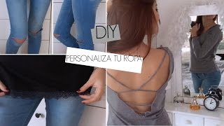 DIY PERSONALIZA TU ROPA [upl. by Christiane324]