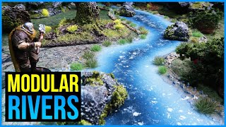 Modular River Tiles for Wargaming and Tabletop Terrain [upl. by Giamo38]