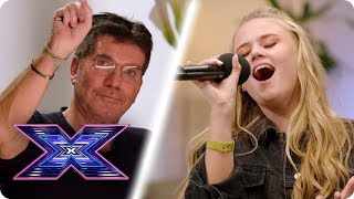 Simon Cowell STUNNED By 16YearOlds EMPOWERING Original Audition  X Factor Global [upl. by Akkinahs]