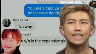 Bts TextWHeN Yn EnTeRs tHe ChAt [upl. by Ahsinned177]