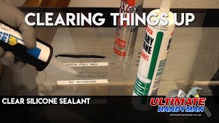 Clear Silicone Sealant [upl. by Bois]