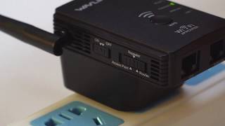 Setup Tutorial Wavlink AERIAL N300 WN578R2 Wireless APRange ExtenderRouter Hardware Overview [upl. by Adnarim798]