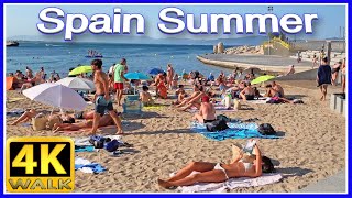 4K WALK Catalonia BEACH Costa Brava Girona SPAIN walking tour VIDEO 4k documentary [upl. by Llewon490]