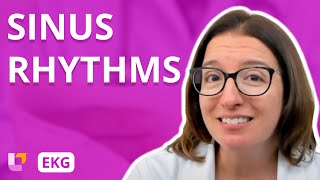 Sinus Rhythms  EKG Interpretation  LevelUpRN [upl. by Zebulen]