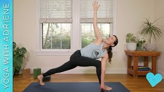 Revolved Side Angle Pose  20 Minute Practice  Yoga With Adriene [upl. by Yruy49]