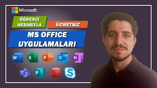 MS Office Uygulamalarını Öğrenci Hesabıyla Bilgisayara Ücretsiz Kurma  MS Excel Word PowerPoint [upl. by Amata]