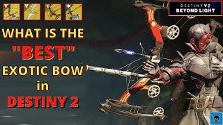 Best Exotic Bow LeMonarque Trinity Ghoul WishEnder Leviathans Breath D2 Beyond Light [upl. by Ettegirb]