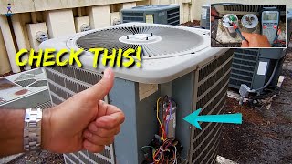 Central AC Compressor Wont Start UpStuckMomentary Hum [upl. by Crissy]