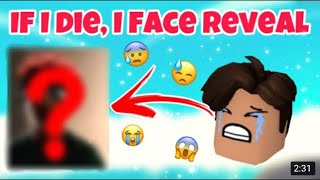 If I DIE I do a FACE REVEAL 🤯 RobloxTower Of Hell  FadedPlayz [upl. by Anrym429]