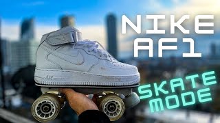 I TRIED ROLLER SKATES FOR THE FIRST TIME Nike Flaneurz Unboxing [upl. by Cleave868]