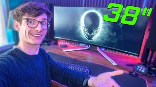 38quot ULTRAWIDE IS CRAZY BIG  Alienware AW3821DW Gaming Monitor Review [upl. by Eremaj]