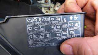 Fuse locations and circuit detail to find the right fuse [upl. by Edea]