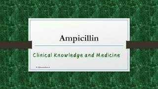 AmpicillinCampicillin 500mgRoscillin Indications Contraindications Caution and Side Effects [upl. by Aloeda666]