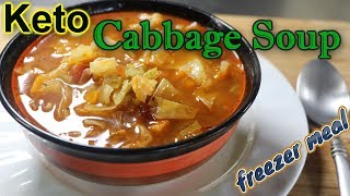 Keto Cabbage Soup Easy Freezer Meals [upl. by Lampert]