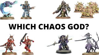 Which Chaos God to Choose in Warhammer 40K Khorne Nurgle Slaanesh and Tzeentch Discussed [upl. by Grigson]