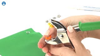 How to use Dritz Snap Fastener Pliers [upl. by Belda]