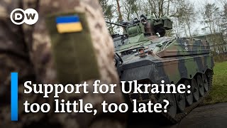 Ukraine worries about support from its allies  DW News [upl. by Maighdlin692]