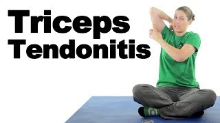 Triceps Tendonitis Treatment Stretches amp Exercises  Ask Doctor Jo [upl. by Sseb]