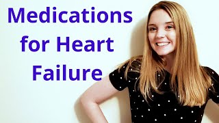 MEDICATIONS FOR HEART FAILURE CHF  NCLEX REVIEW [upl. by Esma]