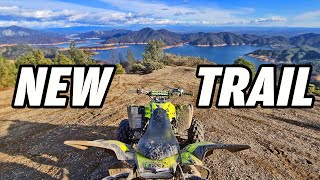 Exploring a NEW TRAIL  Yamaha Raptor 700 Sport Quad Riding TrailBlogger S09E03 [upl. by Ssew]