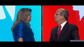 Se sacan los quottrapitosquot Aníbal Acevedo Vilá y Jenniffer González en el Gran Debate [upl. by Perlie23]