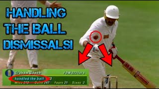 Top 10  Handling the ball dismissals in cricket [upl. by Holland447]