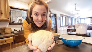 The EASIEST Bread Youll Ever Make Beginner Bread Recipe [upl. by Elleuqar]